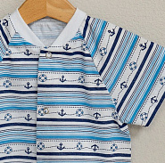 Ф-54 Кофта-реглан с коротким рукавом на кнопках