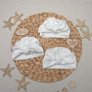 № Б-293 Шапочка для девочки "Солоха", молочный интерлок